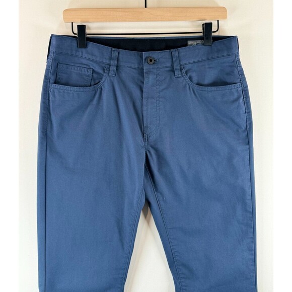 Bonobos Men Pants Blue Chino Slim Fit Straight Leg Golf Performance Casual 31x32 - Picture 6 of 7